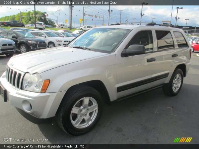Bright Silver Metallic / Medium Slate Gray 2005 Jeep Grand Cherokee Laredo
