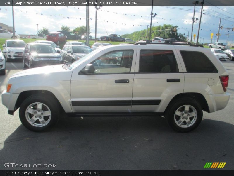 Bright Silver Metallic / Medium Slate Gray 2005 Jeep Grand Cherokee Laredo