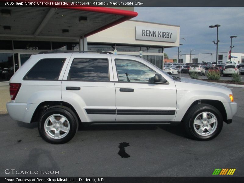 Bright Silver Metallic / Medium Slate Gray 2005 Jeep Grand Cherokee Laredo