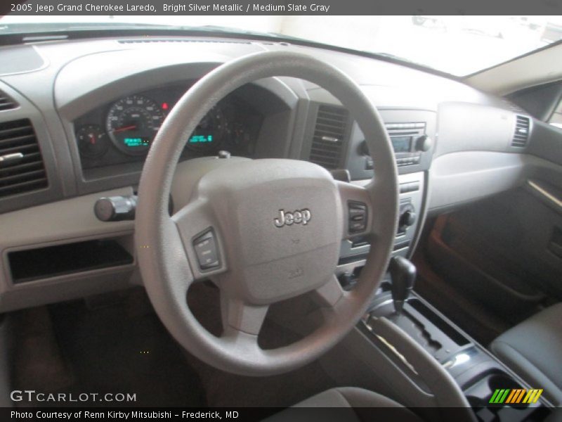 Bright Silver Metallic / Medium Slate Gray 2005 Jeep Grand Cherokee Laredo