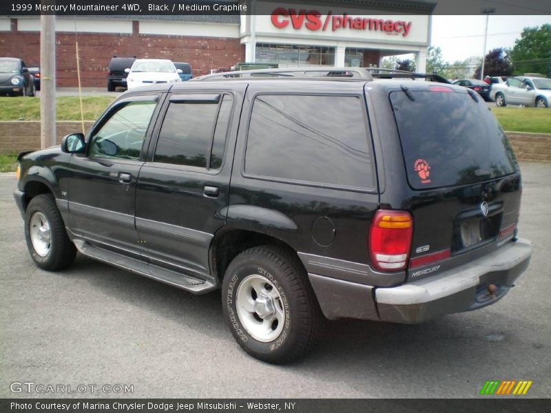 Black / Medium Graphite 1999 Mercury Mountaineer 4WD