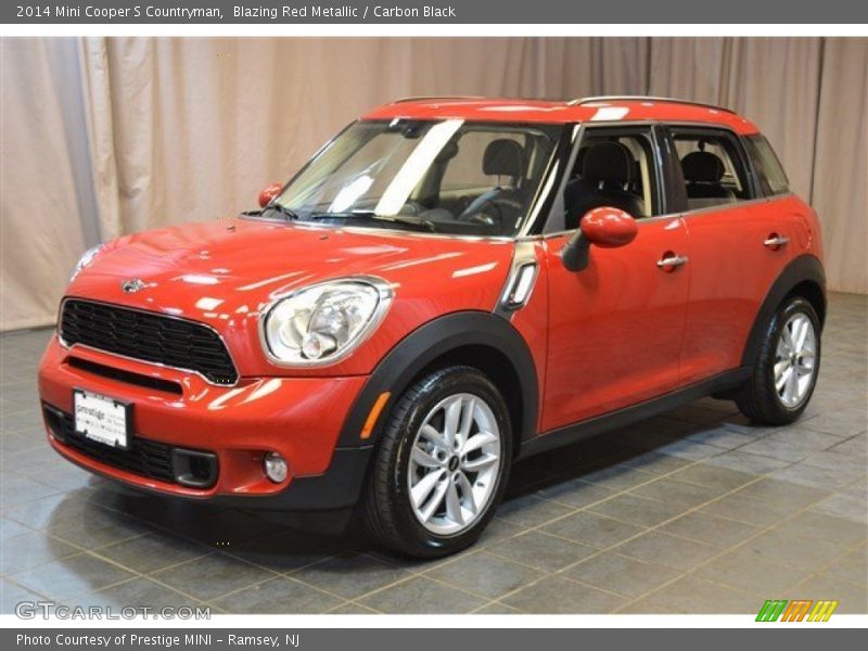 Blazing Red Metallic / Carbon Black 2014 Mini Cooper S Countryman