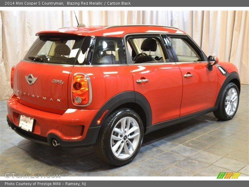 Blazing Red Metallic / Carbon Black 2014 Mini Cooper S Countryman