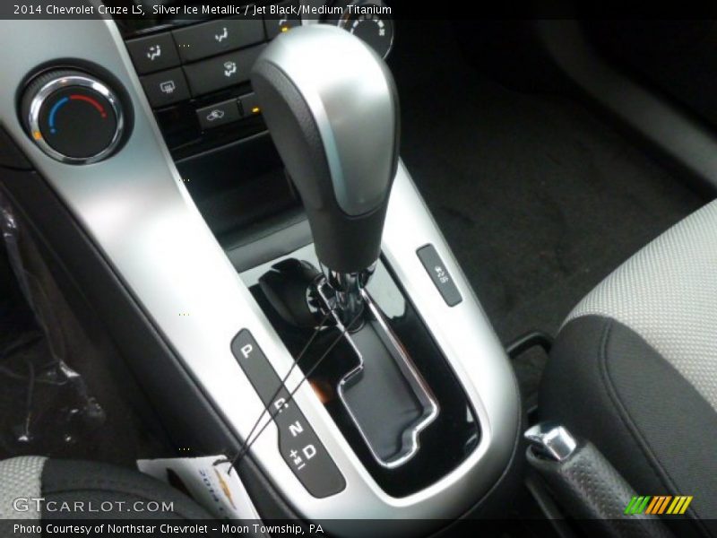 Silver Ice Metallic / Jet Black/Medium Titanium 2014 Chevrolet Cruze LS