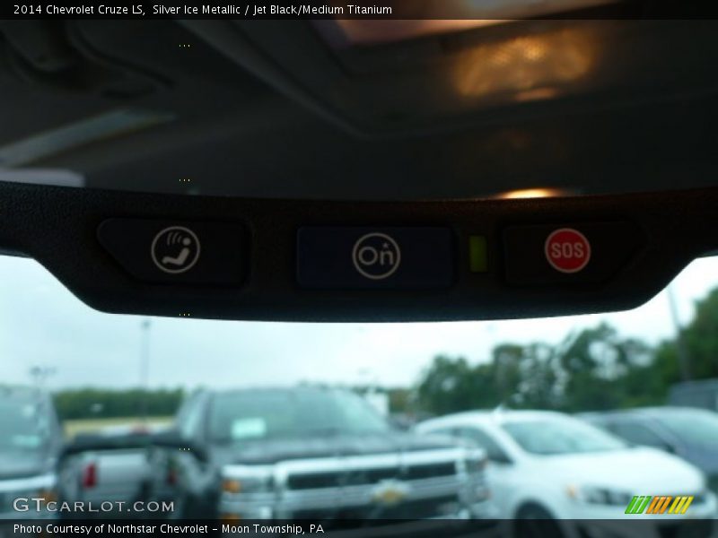 Silver Ice Metallic / Jet Black/Medium Titanium 2014 Chevrolet Cruze LS