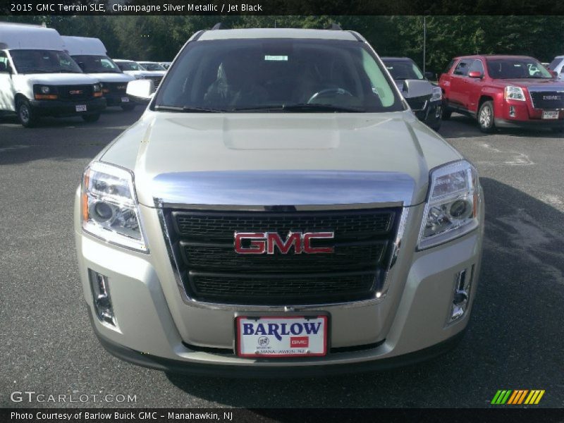 Champagne Silver Metallic / Jet Black 2015 GMC Terrain SLE