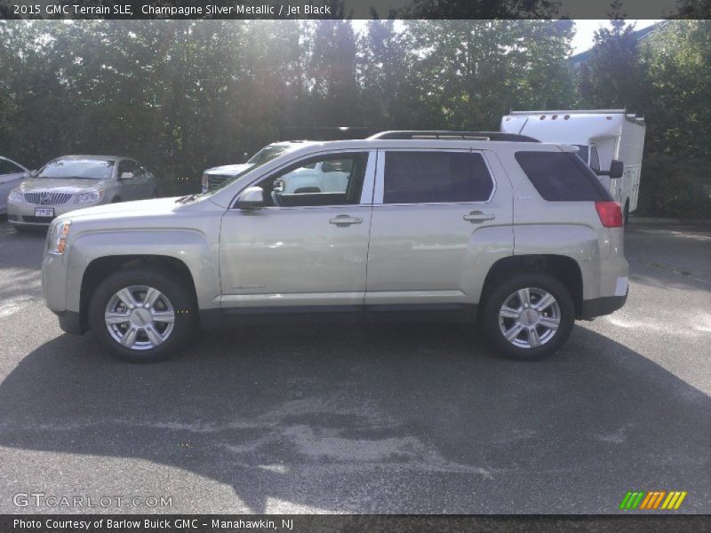 Champagne Silver Metallic / Jet Black 2015 GMC Terrain SLE