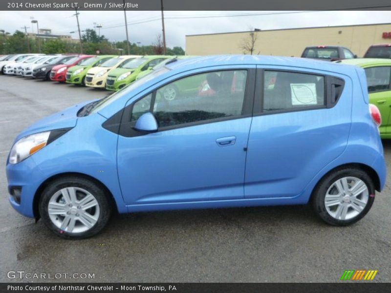 Denim / Silver/Blue 2014 Chevrolet Spark LT