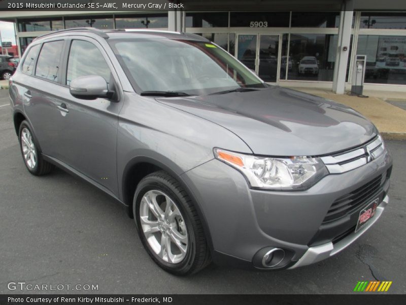 Mercury Gray / Black 2015 Mitsubishi Outlander SE S-AWC