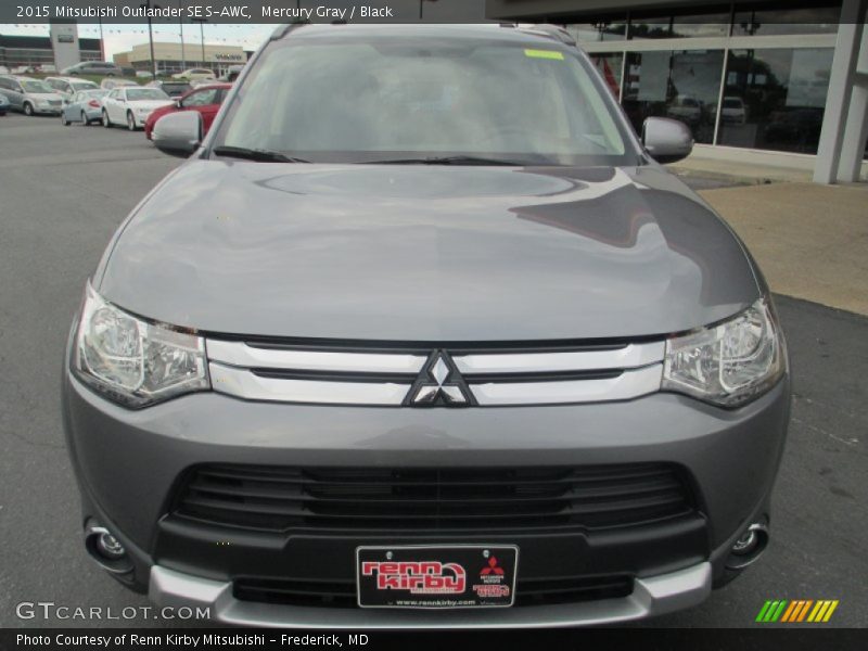 Mercury Gray / Black 2015 Mitsubishi Outlander SE S-AWC