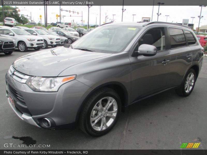 Mercury Gray / Black 2015 Mitsubishi Outlander SE S-AWC