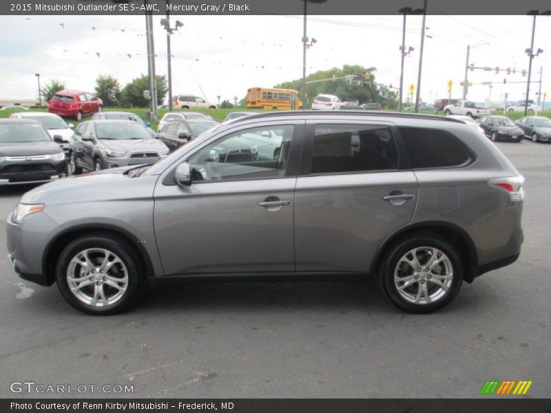Mercury Gray / Black 2015 Mitsubishi Outlander SE S-AWC
