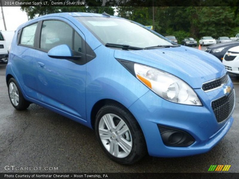 Denim / Silver/Blue 2014 Chevrolet Spark LT