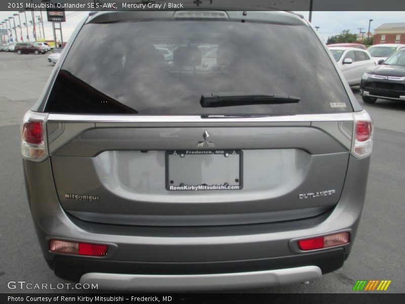 Mercury Gray / Black 2015 Mitsubishi Outlander SE S-AWC