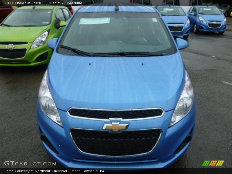 Denim / Silver/Blue 2014 Chevrolet Spark LT