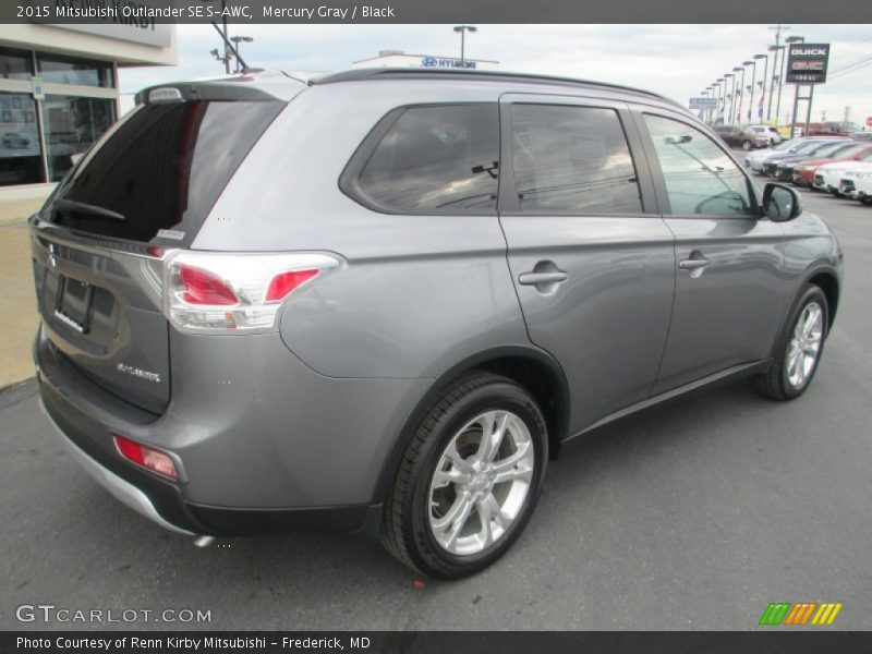 Mercury Gray / Black 2015 Mitsubishi Outlander SE S-AWC