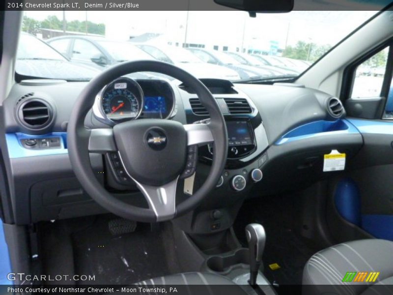 Denim / Silver/Blue 2014 Chevrolet Spark LT