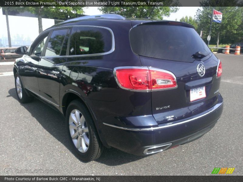 Dark Sapphire Blue Metallic / Light Titanium/Dark Titanium 2015 Buick Enclave Premium