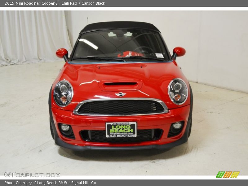 Chili Red / Carbon Black 2015 Mini Roadster Cooper S