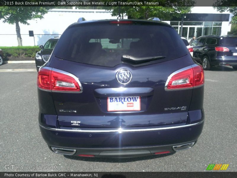Dark Sapphire Blue Metallic / Light Titanium/Dark Titanium 2015 Buick Enclave Premium