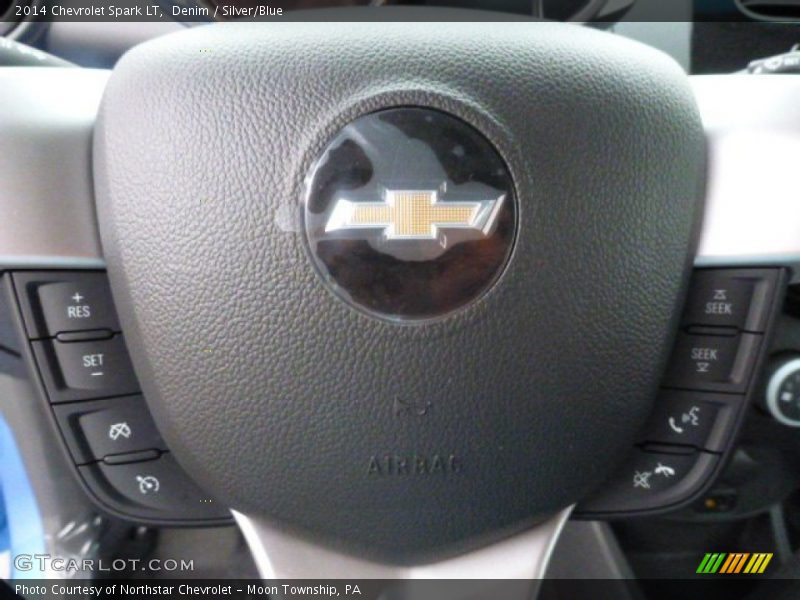 Denim / Silver/Blue 2014 Chevrolet Spark LT