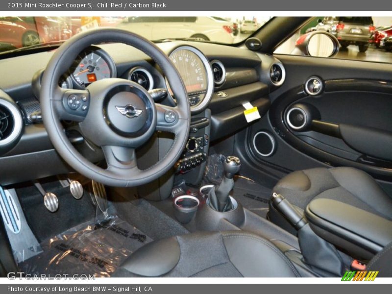 Chili Red / Carbon Black 2015 Mini Roadster Cooper S