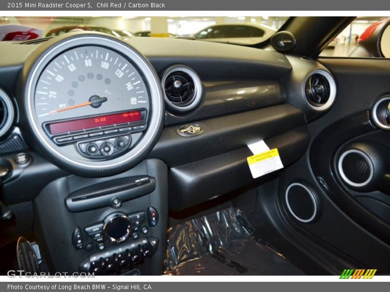 Chili Red / Carbon Black 2015 Mini Roadster Cooper S