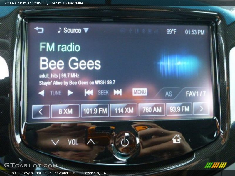 Denim / Silver/Blue 2014 Chevrolet Spark LT