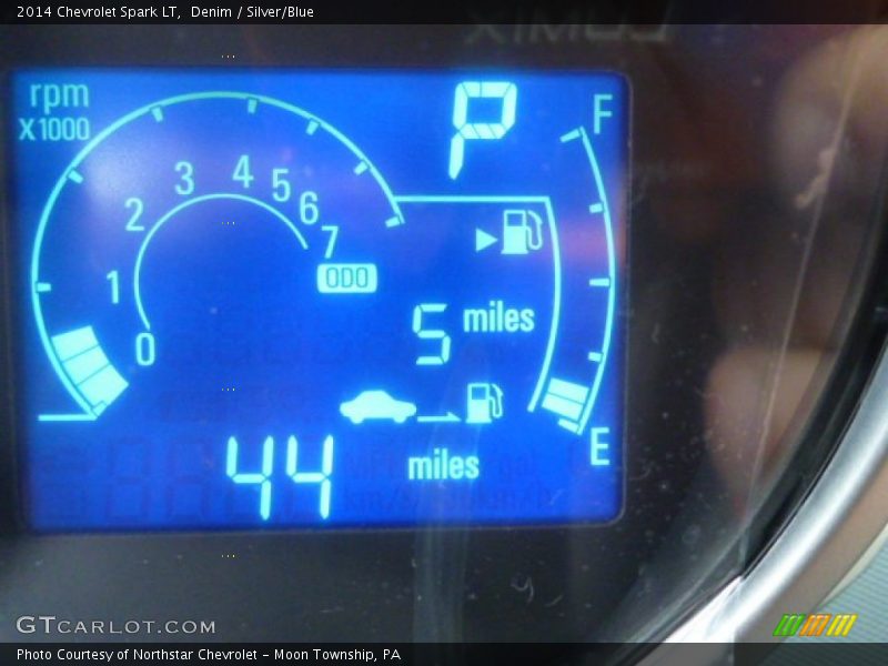 Denim / Silver/Blue 2014 Chevrolet Spark LT