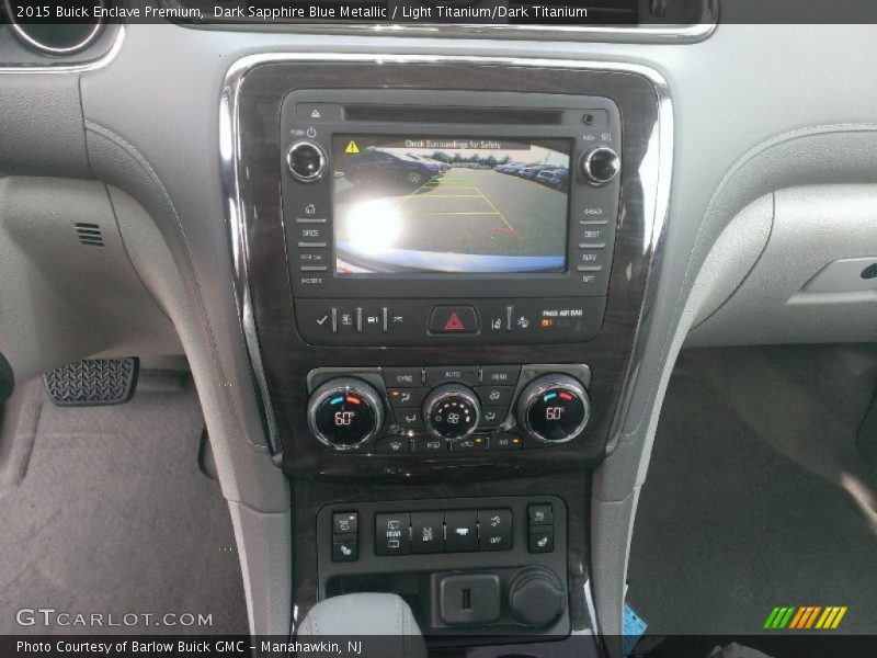 Dark Sapphire Blue Metallic / Light Titanium/Dark Titanium 2015 Buick Enclave Premium