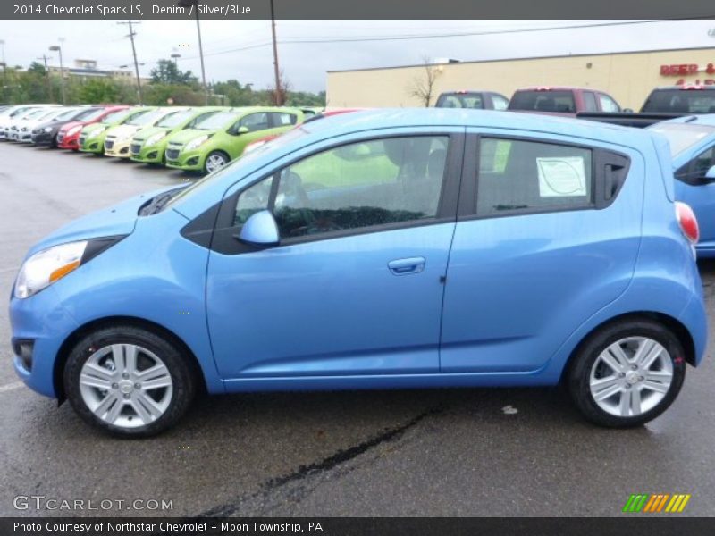 Denim / Silver/Blue 2014 Chevrolet Spark LS