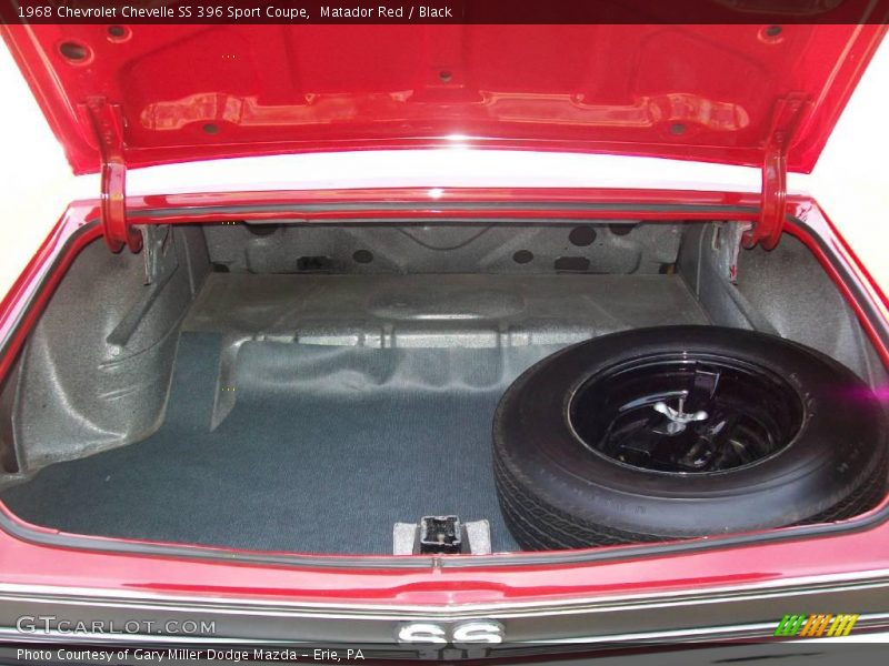 Matador Red / Black 1968 Chevrolet Chevelle SS 396 Sport Coupe