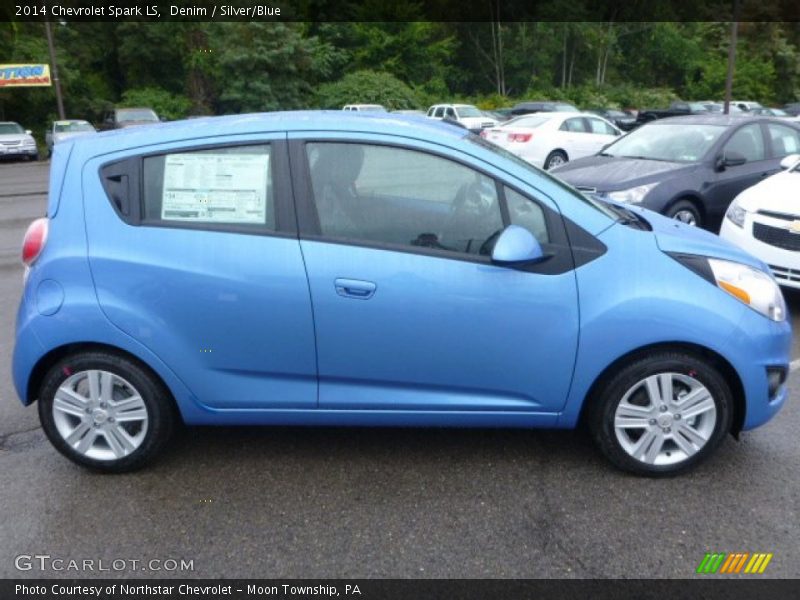 Denim / Silver/Blue 2014 Chevrolet Spark LS