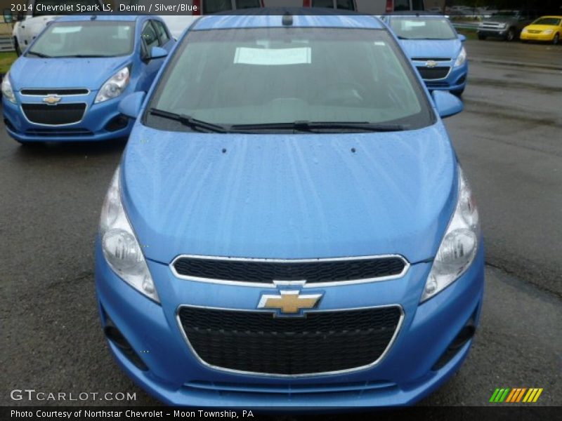 Denim / Silver/Blue 2014 Chevrolet Spark LS