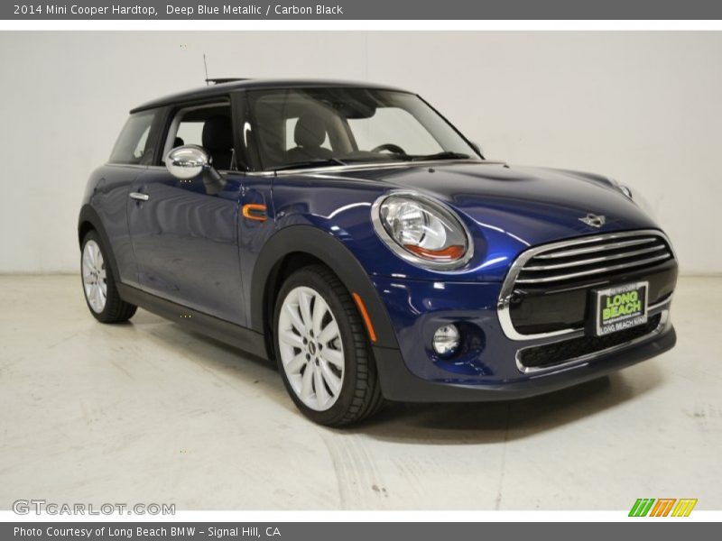 Deep Blue Metallic / Carbon Black 2014 Mini Cooper Hardtop