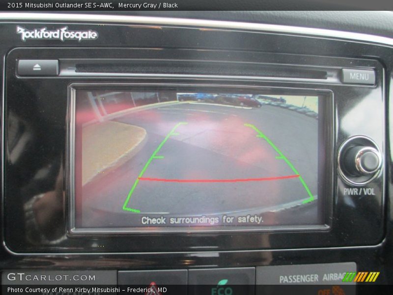 Mercury Gray / Black 2015 Mitsubishi Outlander SE S-AWC