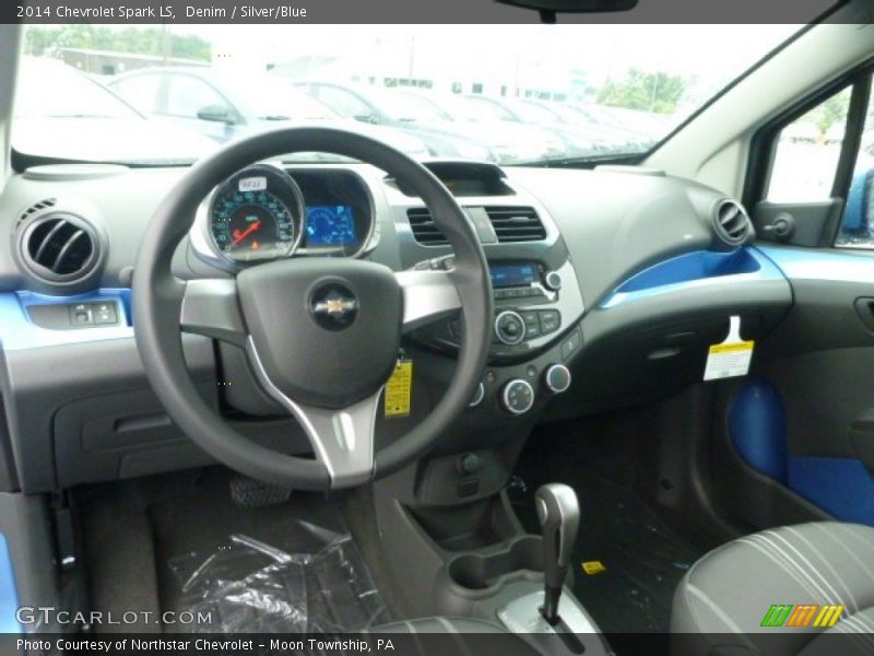 Denim / Silver/Blue 2014 Chevrolet Spark LS