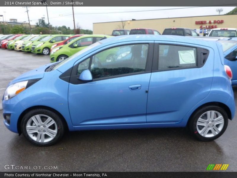 Denim / Silver/Blue 2014 Chevrolet Spark LS