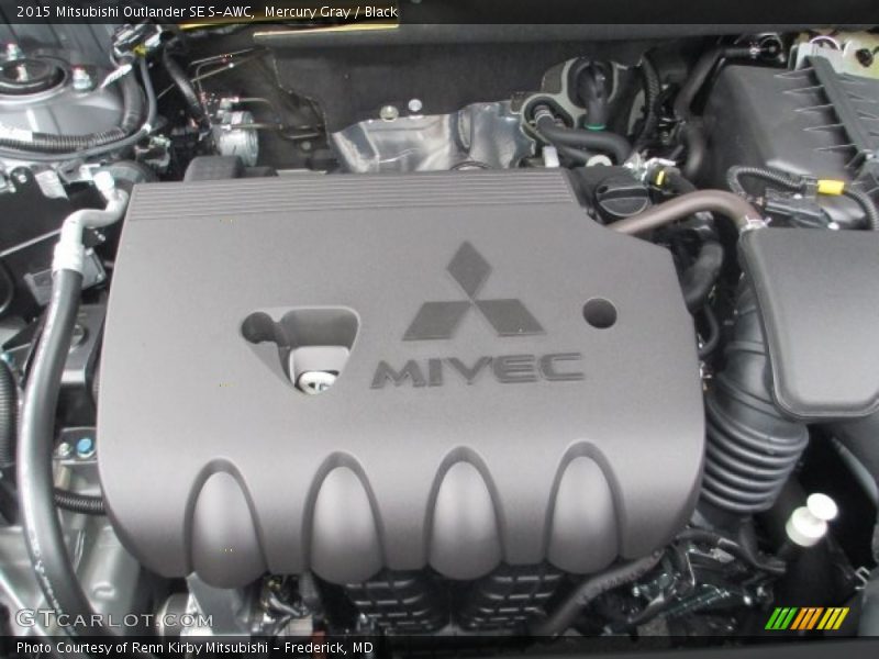Mercury Gray / Black 2015 Mitsubishi Outlander SE S-AWC
