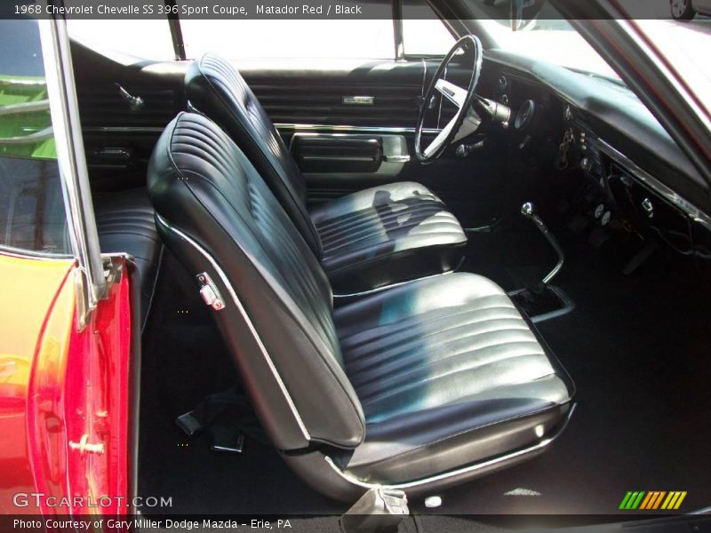 Matador Red / Black 1968 Chevrolet Chevelle SS 396 Sport Coupe