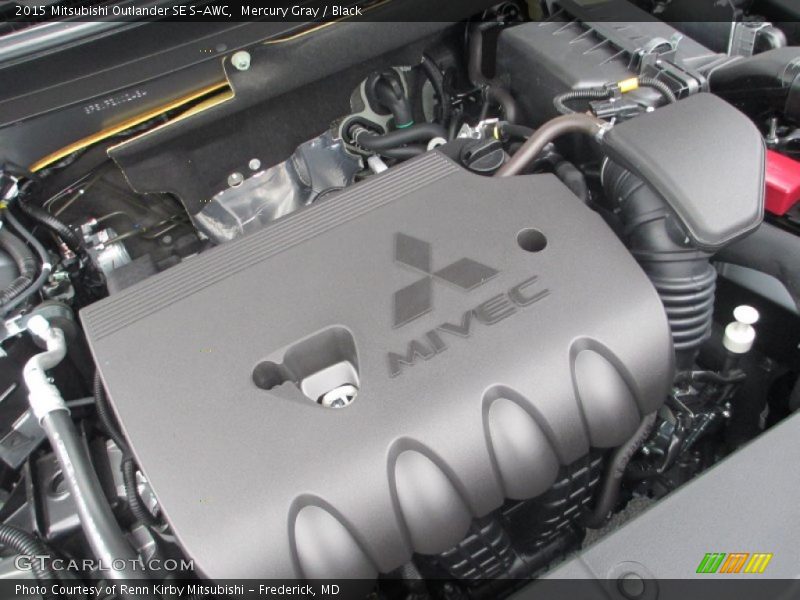 Mercury Gray / Black 2015 Mitsubishi Outlander SE S-AWC