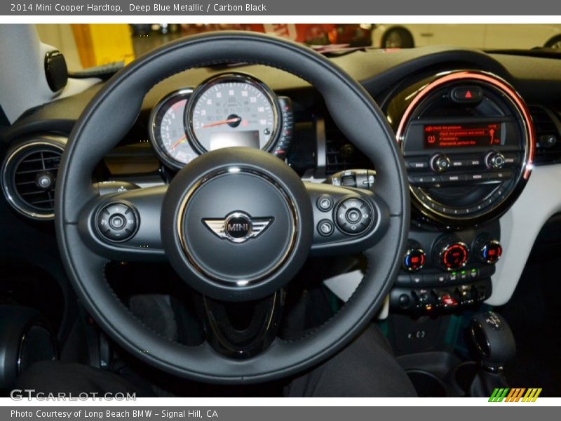 Deep Blue Metallic / Carbon Black 2014 Mini Cooper Hardtop
