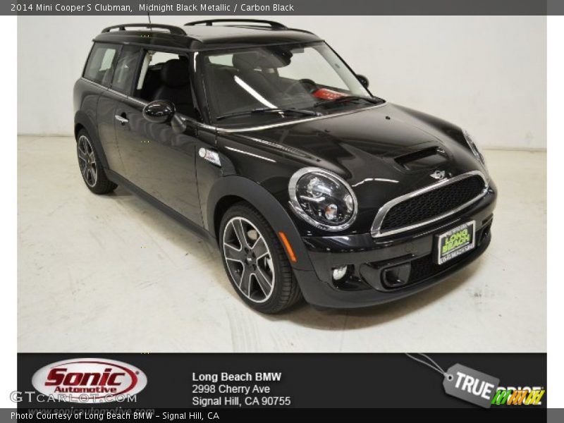 Midnight Black Metallic / Carbon Black 2014 Mini Cooper S Clubman