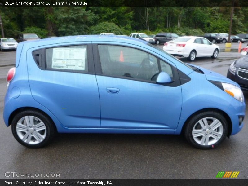 Denim / Silver/Blue 2014 Chevrolet Spark LS