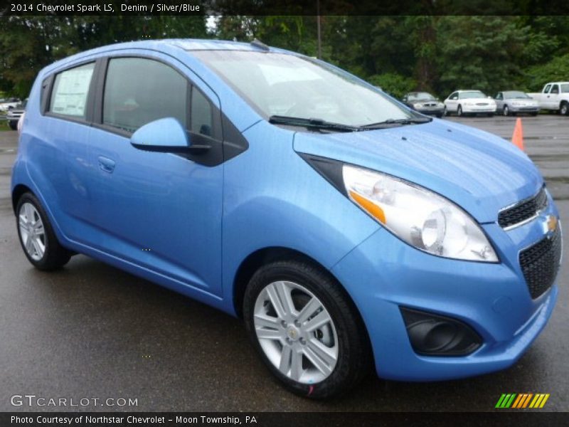 Denim / Silver/Blue 2014 Chevrolet Spark LS