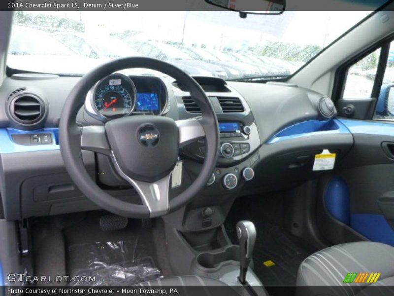 Denim / Silver/Blue 2014 Chevrolet Spark LS