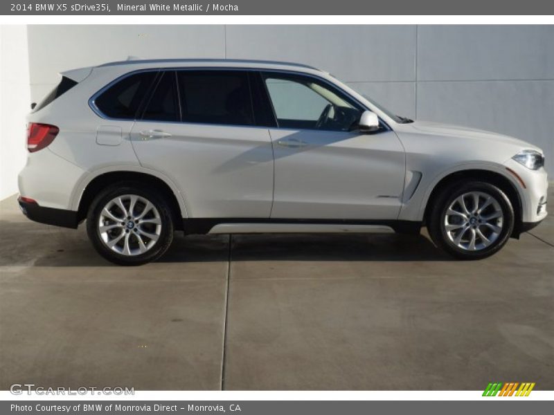 Mineral White Metallic / Mocha 2014 BMW X5 sDrive35i