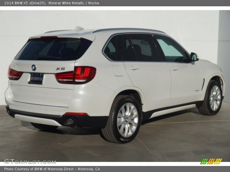 Mineral White Metallic / Mocha 2014 BMW X5 sDrive35i