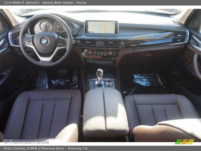 Mineral White Metallic / Mocha 2014 BMW X5 sDrive35i