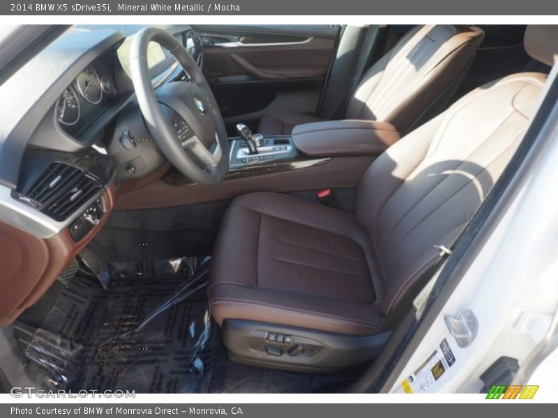Mineral White Metallic / Mocha 2014 BMW X5 sDrive35i